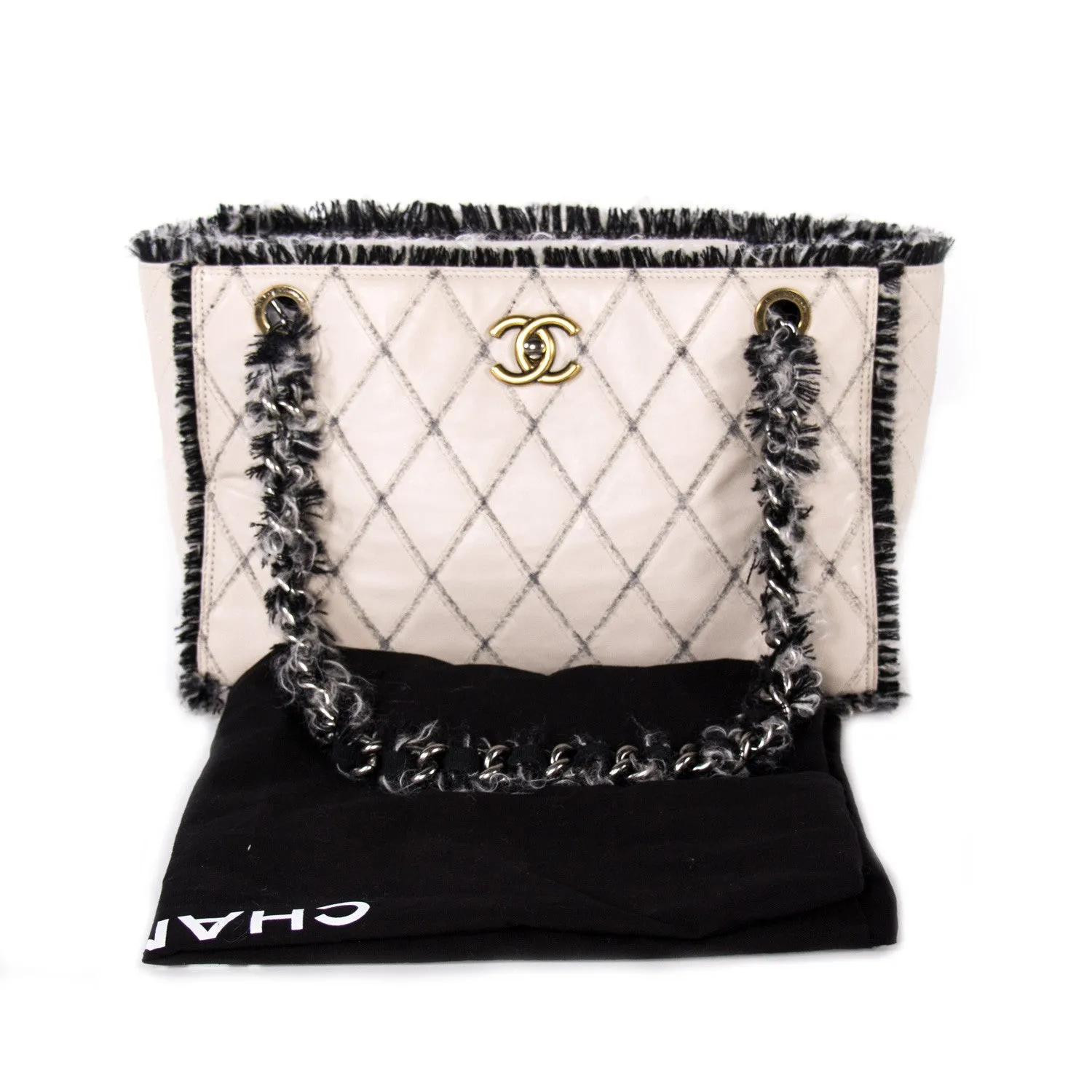 Chanel Tweedy Tote Bag