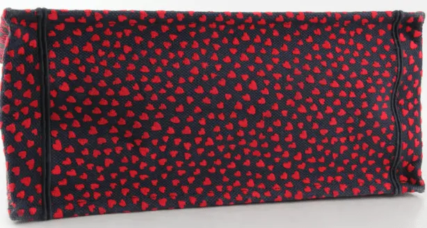 Christian Dior Pop Heart I Love Paris Embroidered Book Tote