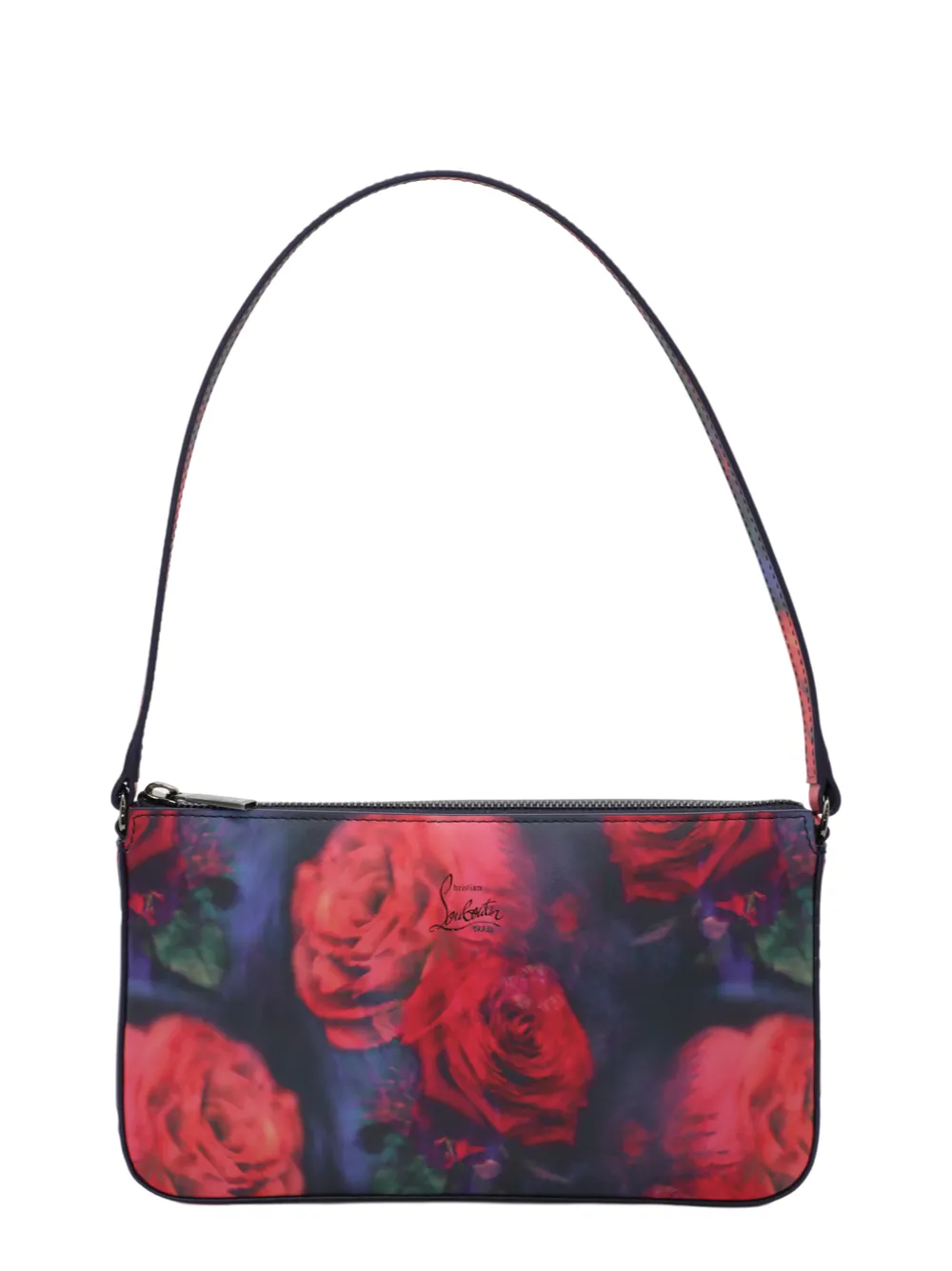 Christian Louboutin Loubila Shoulder Calf Paris in Roses Multi | In-Store Only