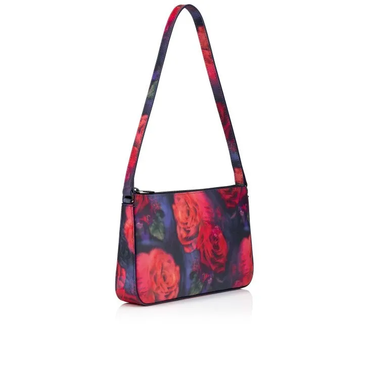 Christian Louboutin Loubila Shoulder Calf Paris in Roses Multi | In-Store Only