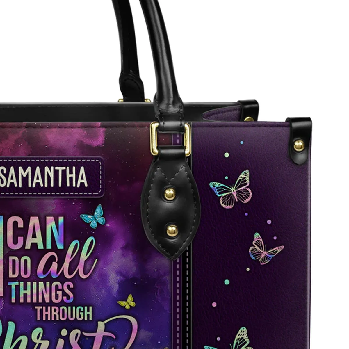 Christianart Designer Handbags, I Can Do All Things Through Christ Philippians 4:13, Personalized Gifts, Gifts for Women, Christmas Gift.