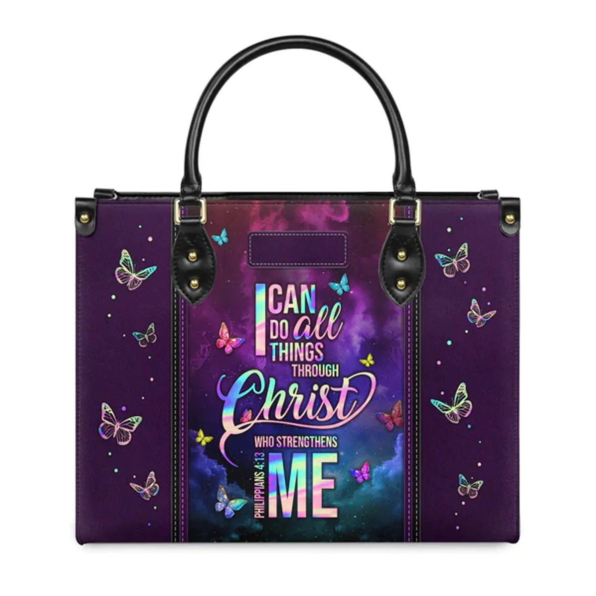 Christianart Designer Handbags, I Can Do All Things Through Christ Philippians 4:13, Personalized Gifts, Gifts for Women, Christmas Gift.
