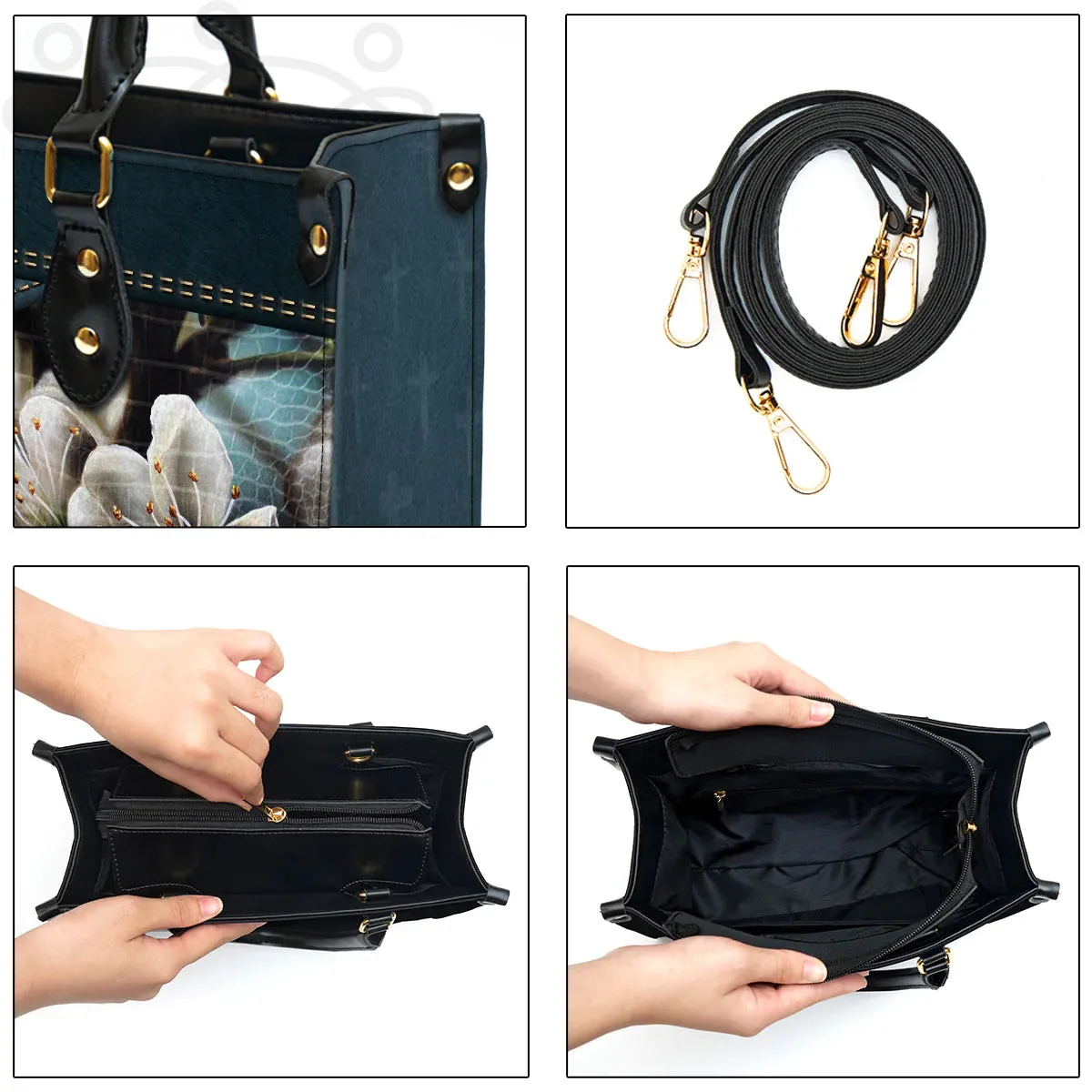 Christianart Handbag, Be Still And Know That I Am God, Personalized Gifts, Gifts for Women.