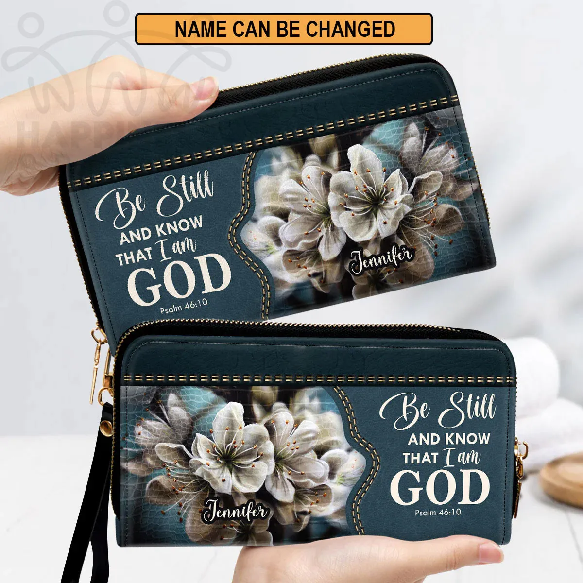 Christianart Handbag, Be Still And Know That I Am God, Personalized Gifts, Gifts for Women.