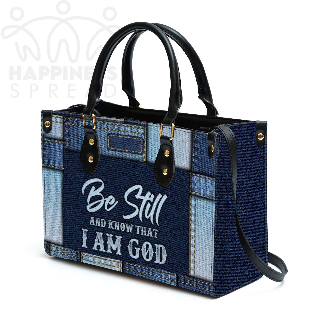 Christianart Handbag, Personalized Hand Bag, Be Still And Know That I Am God, Personalized Gifts, Gifts for Women.