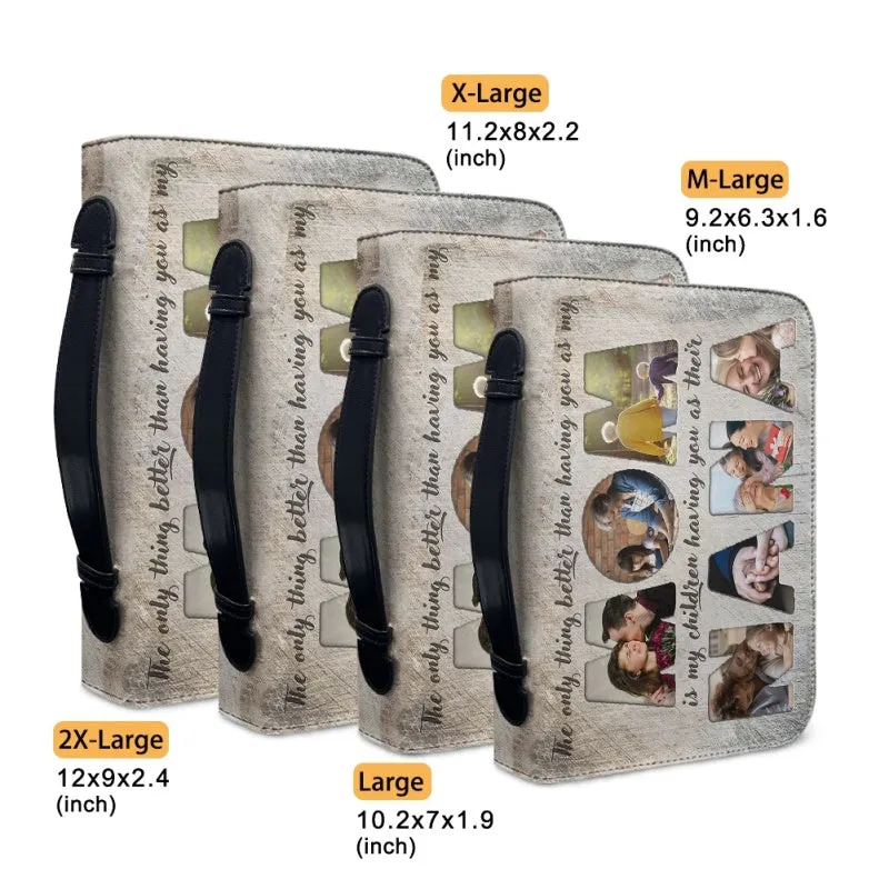CHRISTIANARTBAG Bible Cover - Cherished Memories Custom Photo Bible Cover - CABBBCV03170324.