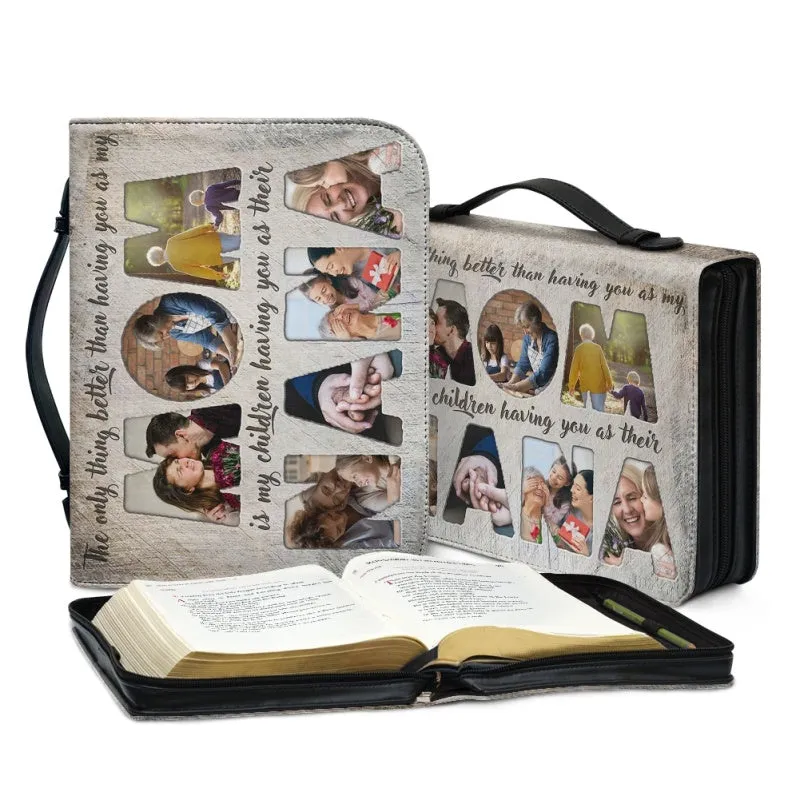 CHRISTIANARTBAG Bible Cover - Cherished Memories Custom Photo Bible Cover - CABBBCV03170324.