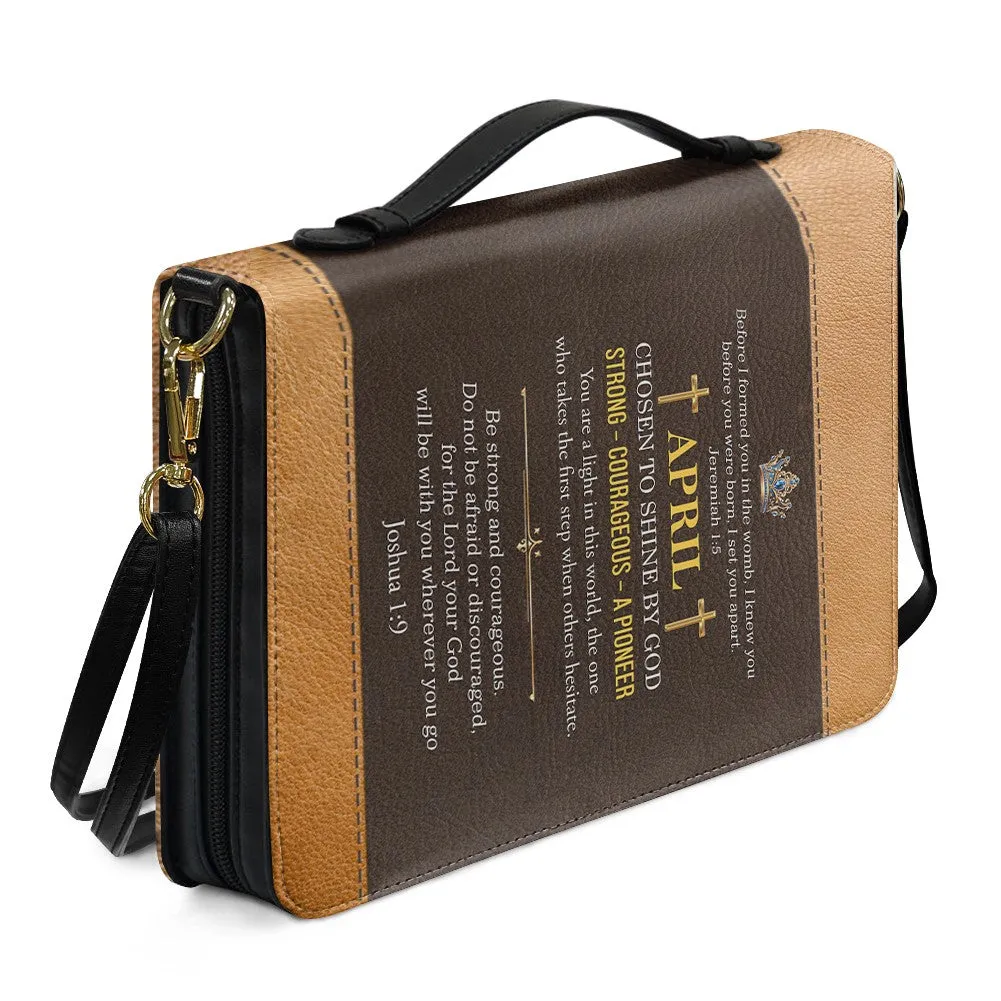 CHRISTIANARTBAG Bible Cover - Discover Your God-Given Purpose Through Your Birth Month Prophecy - Personalized Bible Cover, CABBBCV01030125