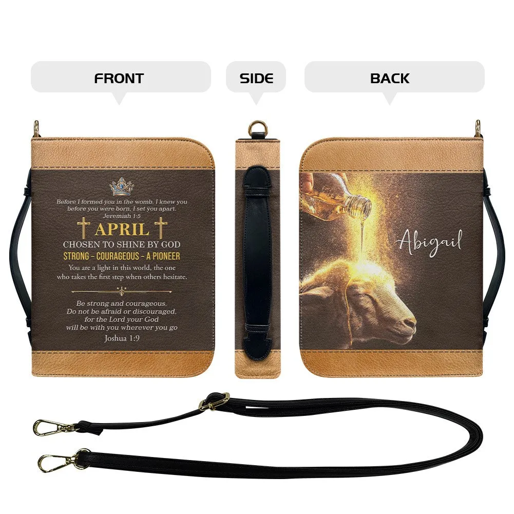 CHRISTIANARTBAG Bible Cover - Discover Your God-Given Purpose Through Your Birth Month Prophecy - Personalized Bible Cover, CABBBCV01030125