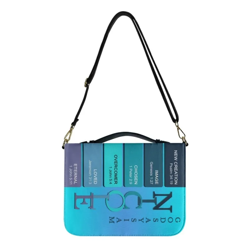 CHRISTIANARTBAG Bible Cover Sapphire Blue - Uncover the sacred meaning of your name - Personalized Bible Cover, CABBBCV10131124.