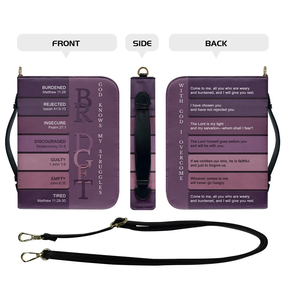 CHRISTIANARTBAG Bible Cover - Uncover the sacred meaning of your name - Personalized Bible Cover Christian Gift with Custom Name & Encouraging Scriptures.