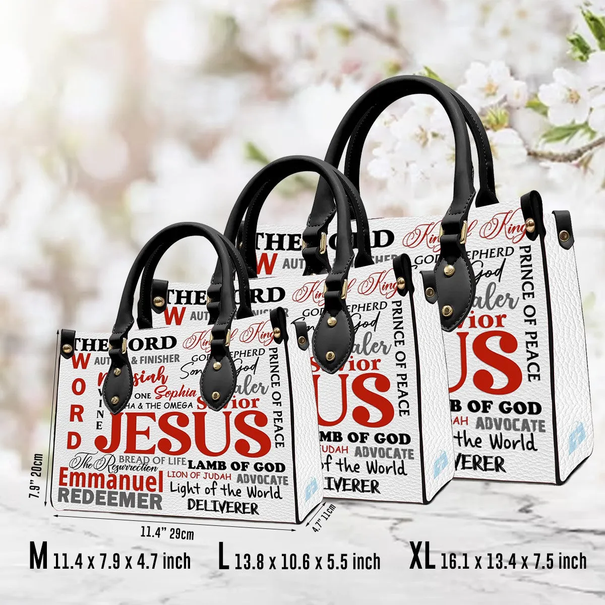 Christianartbag Handbags, Jesus The Lord King Of King Leather Handbag, Vintage hand-woven southwest lacing design Leather Handbag, Gifts for Women, CABLTB03131023.