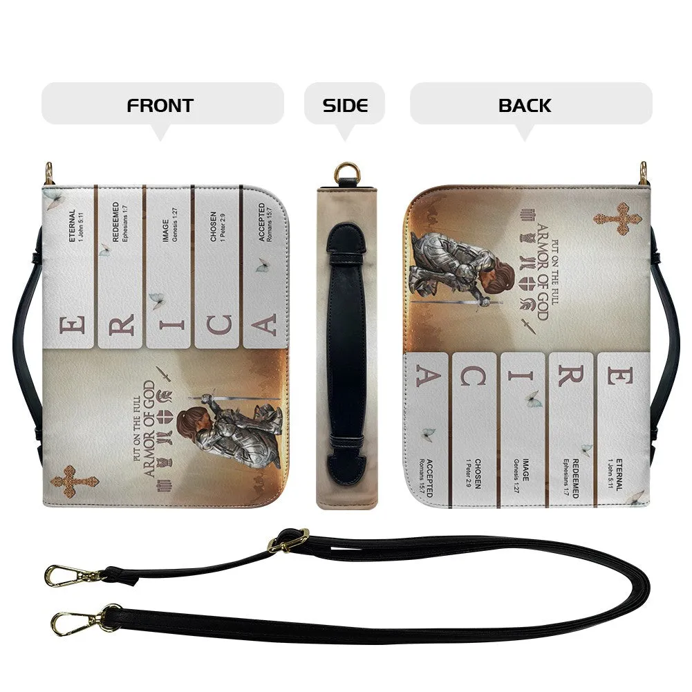 Christianartbag Handbags- Uncover the sacred meaning of your name - Custom Name and Skintone - Personalized Leather Handbag - CABLTB01050325