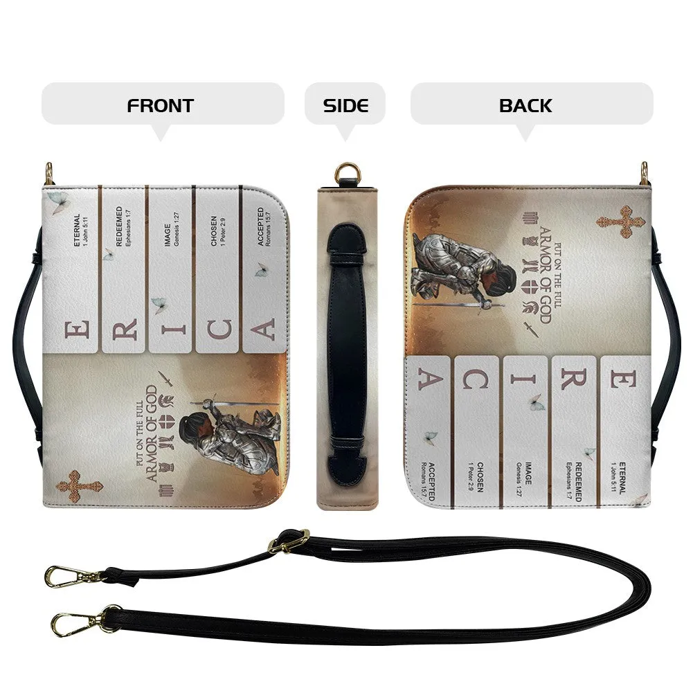 Christianartbag Handbags- Uncover the sacred meaning of your name - Custom Name and Skintone - Personalized Leather Handbag - CABLTB01050325