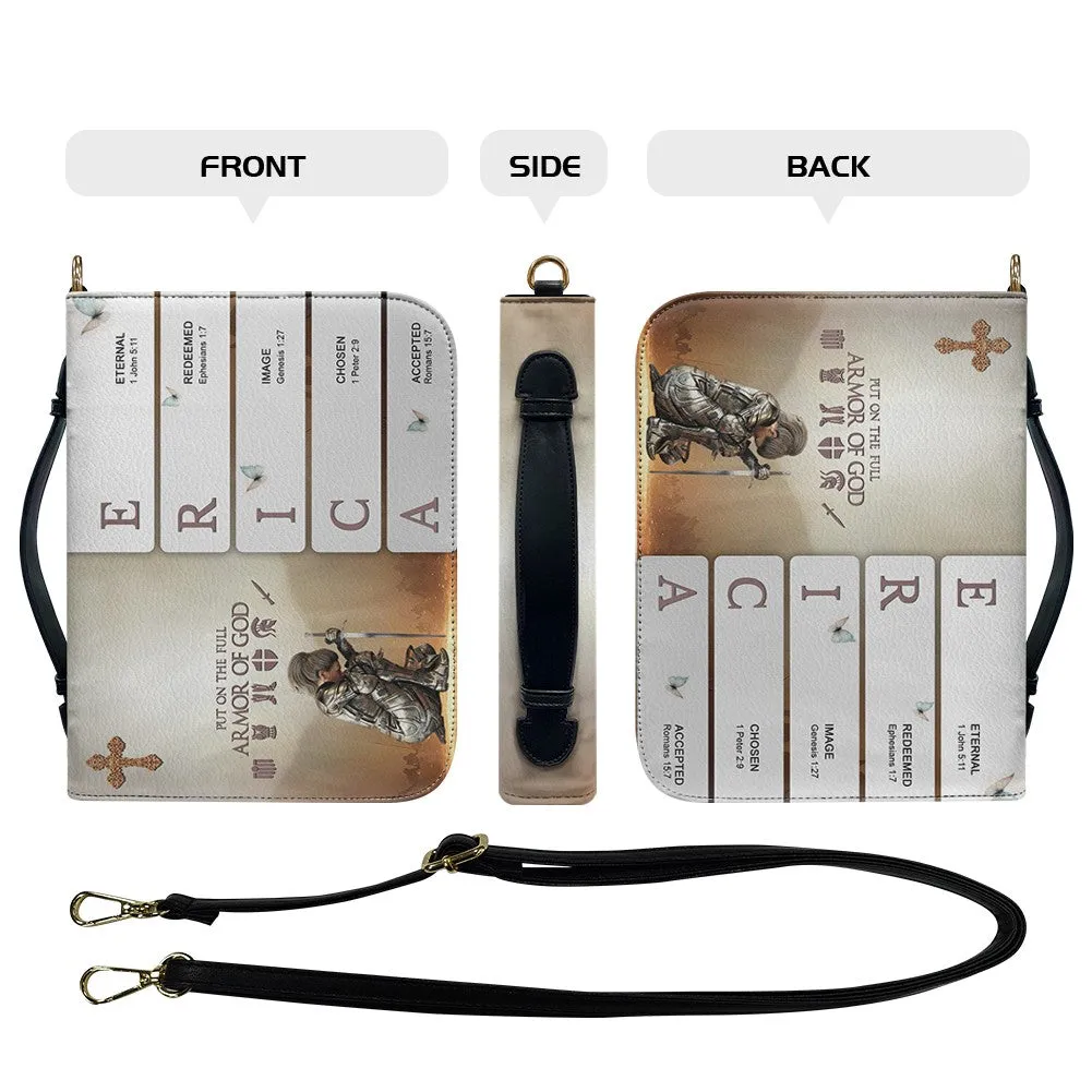 Christianartbag Handbags- Uncover the sacred meaning of your name - Custom Name and Skintone - Personalized Leather Handbag - CABLTB01050325