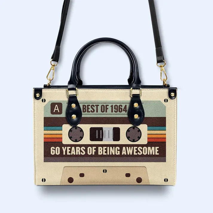 CHRISTIANARTBAG Vintage Cassette Tape Personalized Leather Handbag - CABLTHB02300324.