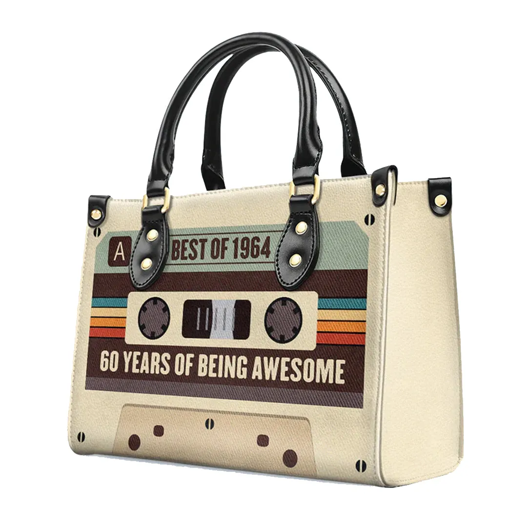 CHRISTIANARTBAG Vintage Cassette Tape Personalized Leather Handbag - CABLTHB02300324.
