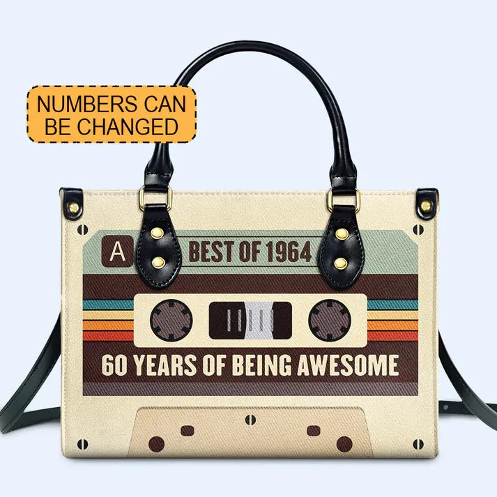 CHRISTIANARTBAG Vintage Cassette Tape Personalized Leather Handbag - CABLTHB02300324.