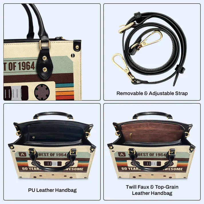 CHRISTIANARTBAG Vintage Cassette Tape Personalized Leather Handbag - CABLTHB02300324.