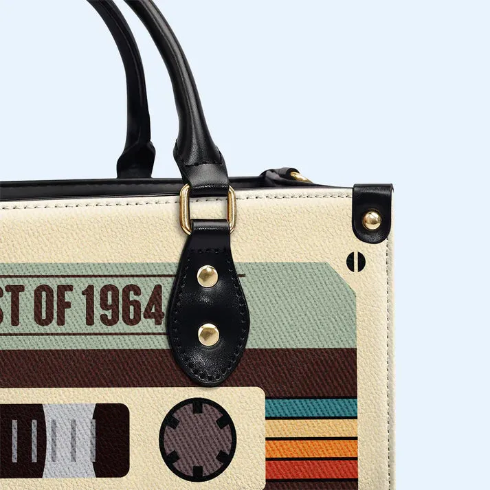 CHRISTIANARTBAG Vintage Cassette Tape Personalized Leather Handbag - CABLTHB02300324.