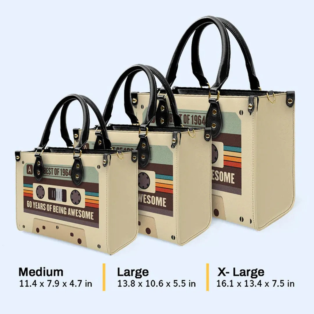 CHRISTIANARTBAG Vintage Cassette Tape Personalized Leather Handbag - CABLTHB02300324.