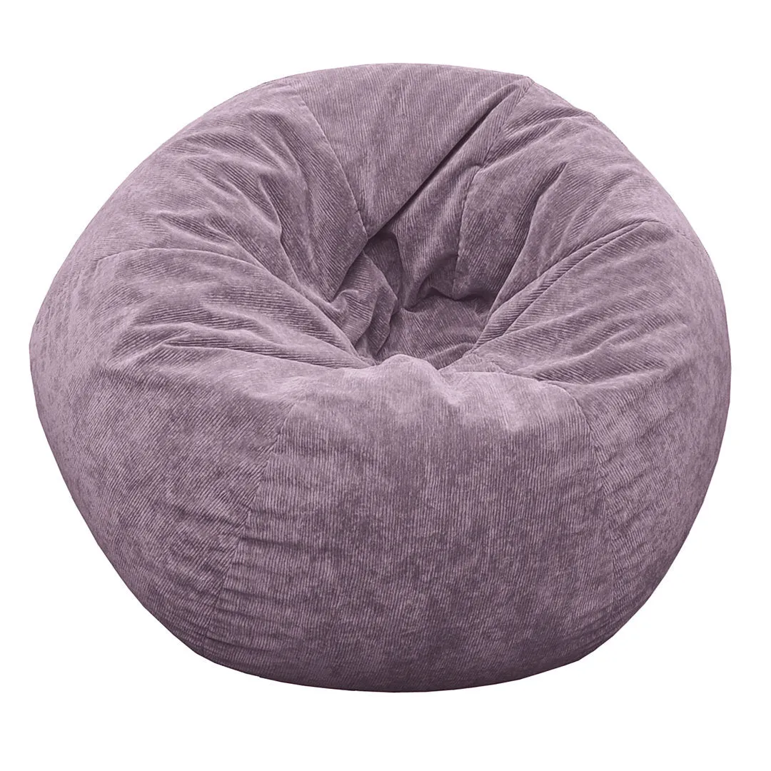 Classic Bean Bag Trule Size: Medium Body Fabric: Lilac Microfiber Suede