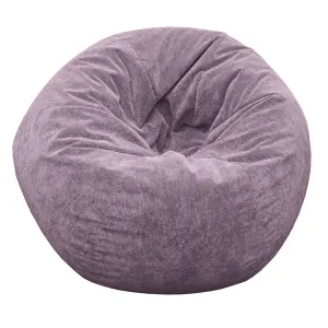 Classic Bean Bag Trule Size: Medium Body Fabric: Lilac Microfiber Suede