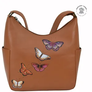 Classic Hobo With Side Pockets - 382