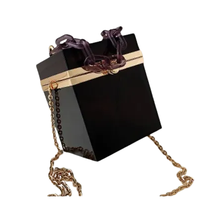 Clear Colored Square Acrylic Bag