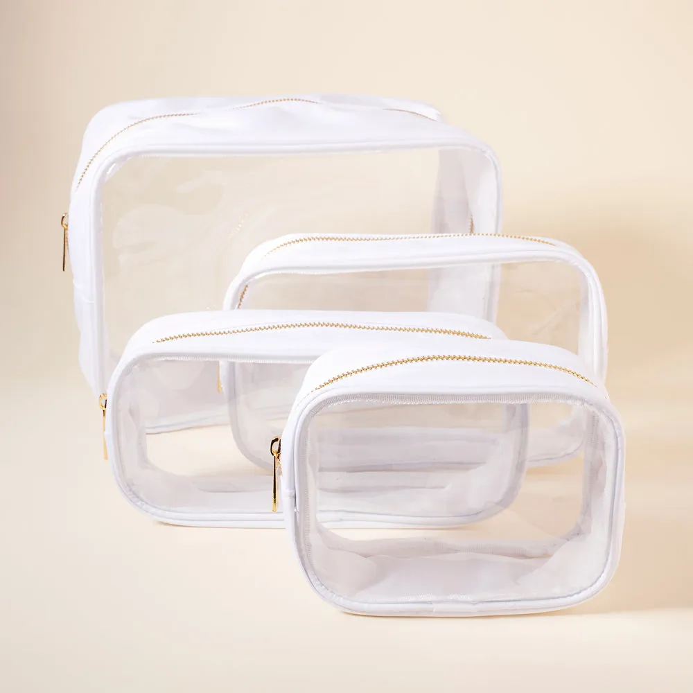 Clear Transparent Cosmetic Pouch Bags