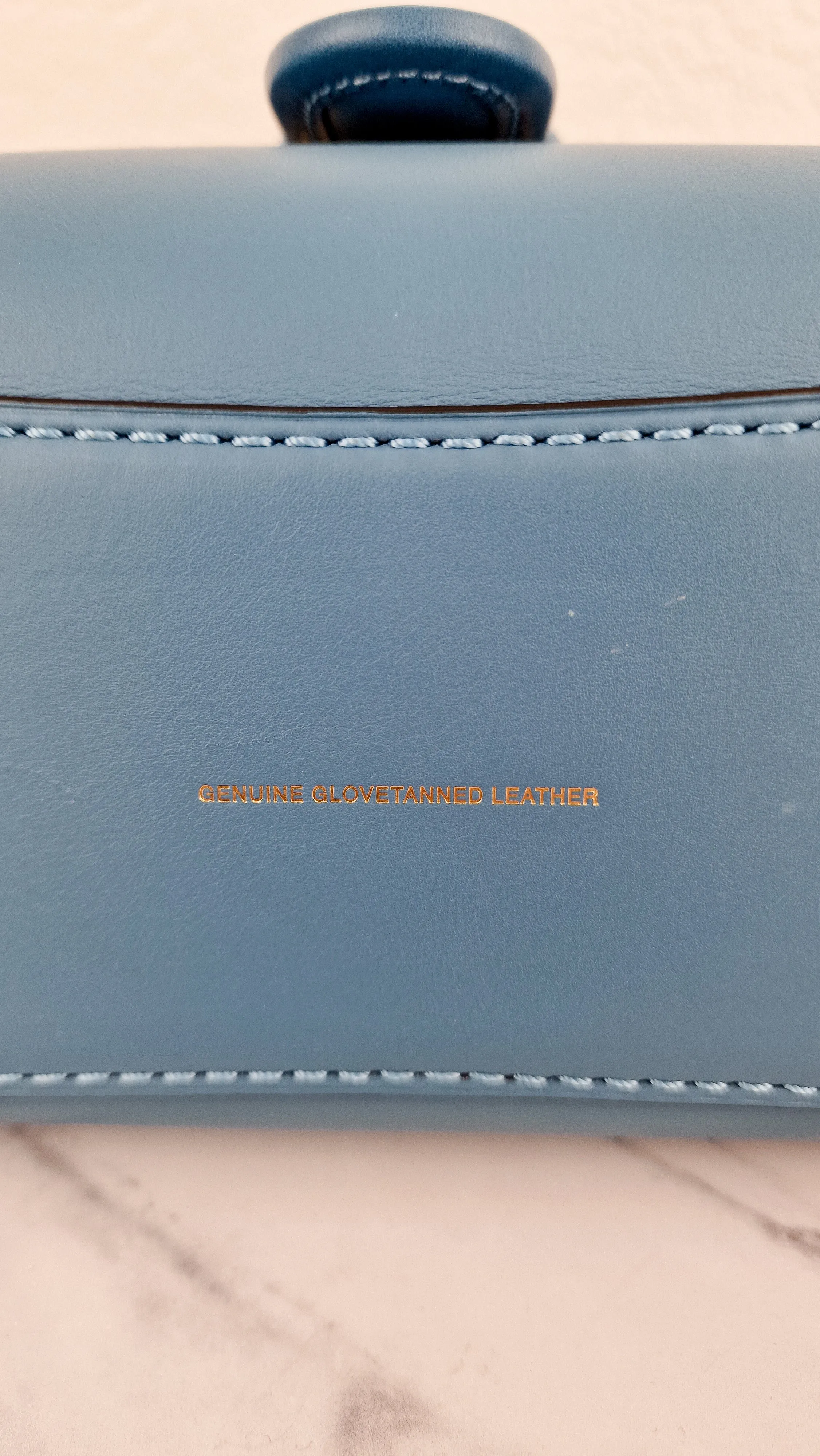 Coach 1941 Courier Carryall in Pacific Blue Smooth Leather Tophandle Crossbody Bag Satchel - Coach 88348