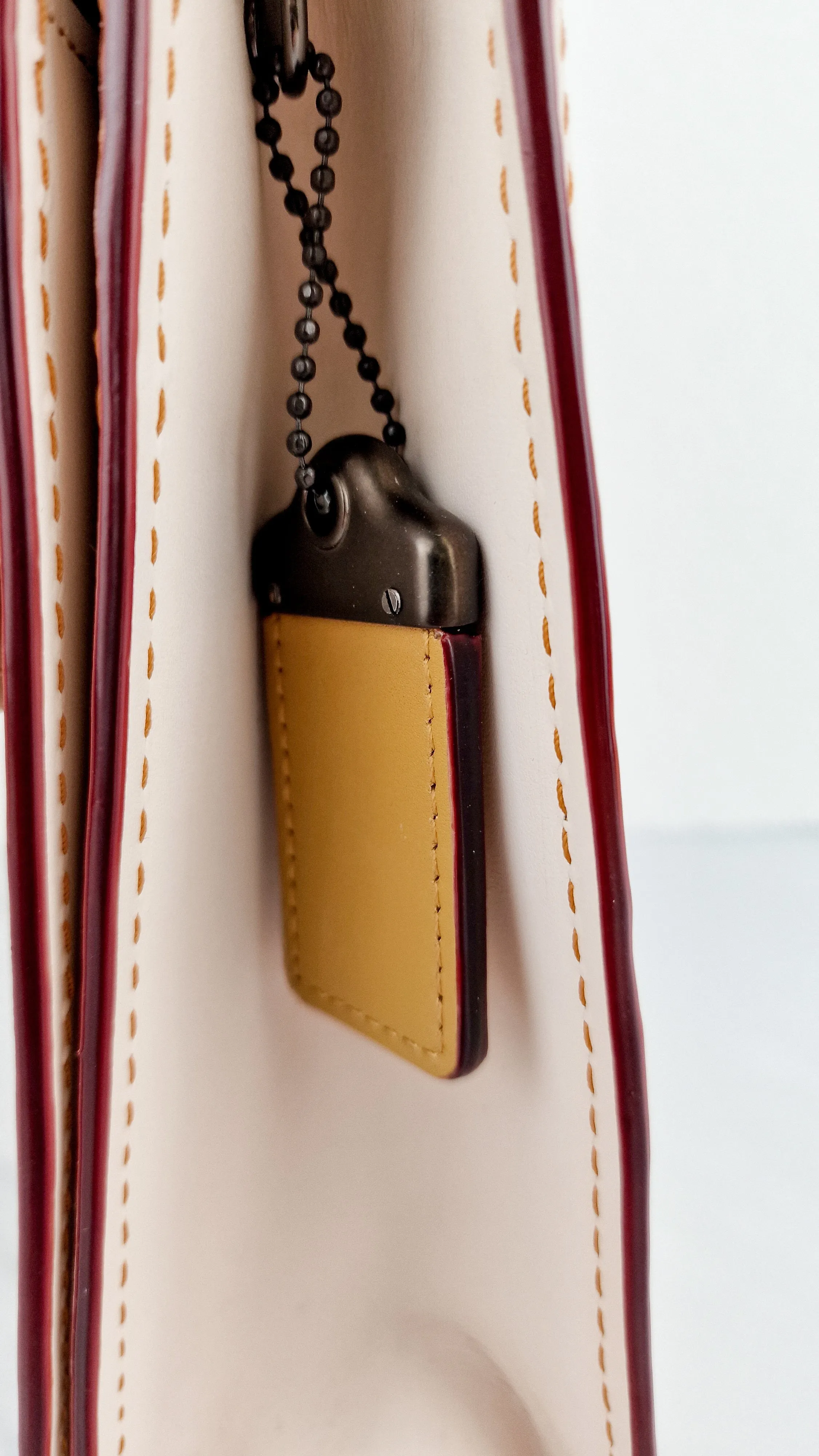 Coach Originals Willis Station Bag in Chalk Smooth Glovetanned Leather Tophandle Sample Bag