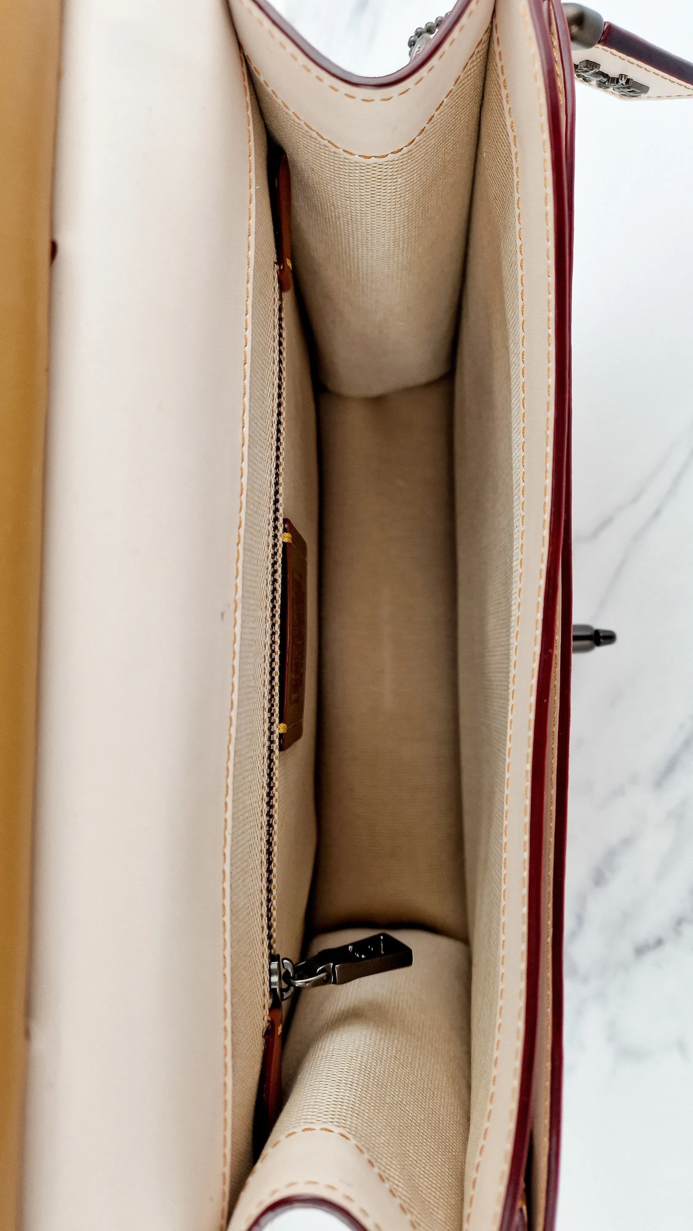 Coach Originals Willis Station Bag in Chalk Smooth Glovetanned Leather Tophandle Sample Bag