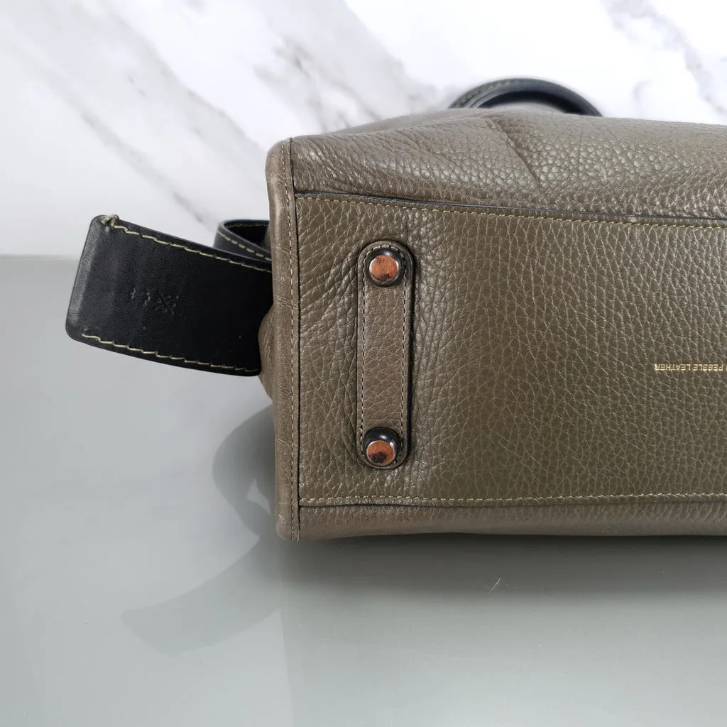 Coach Rogue 31 Olive Army Green With Black Details Handbag Colorblock