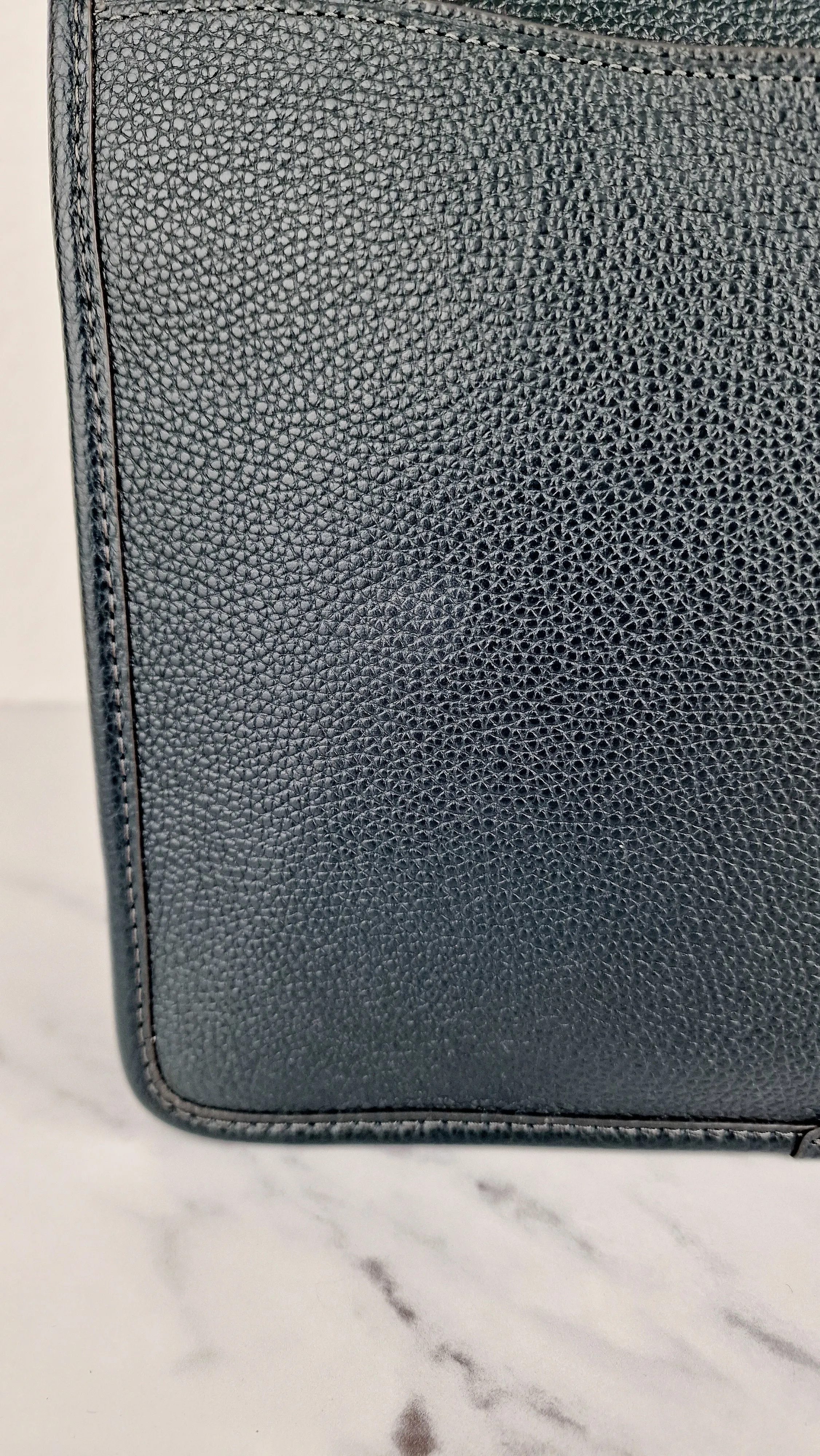 Coach Willis Tophandle in Dark Green Pebble Leather from the Limited Edition Archival Coach Silhouettes Collection - Coach 5889