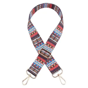 Colorful Tribal Purse Strap, Bag Strap | 31-51 Inch Guitar purse straps