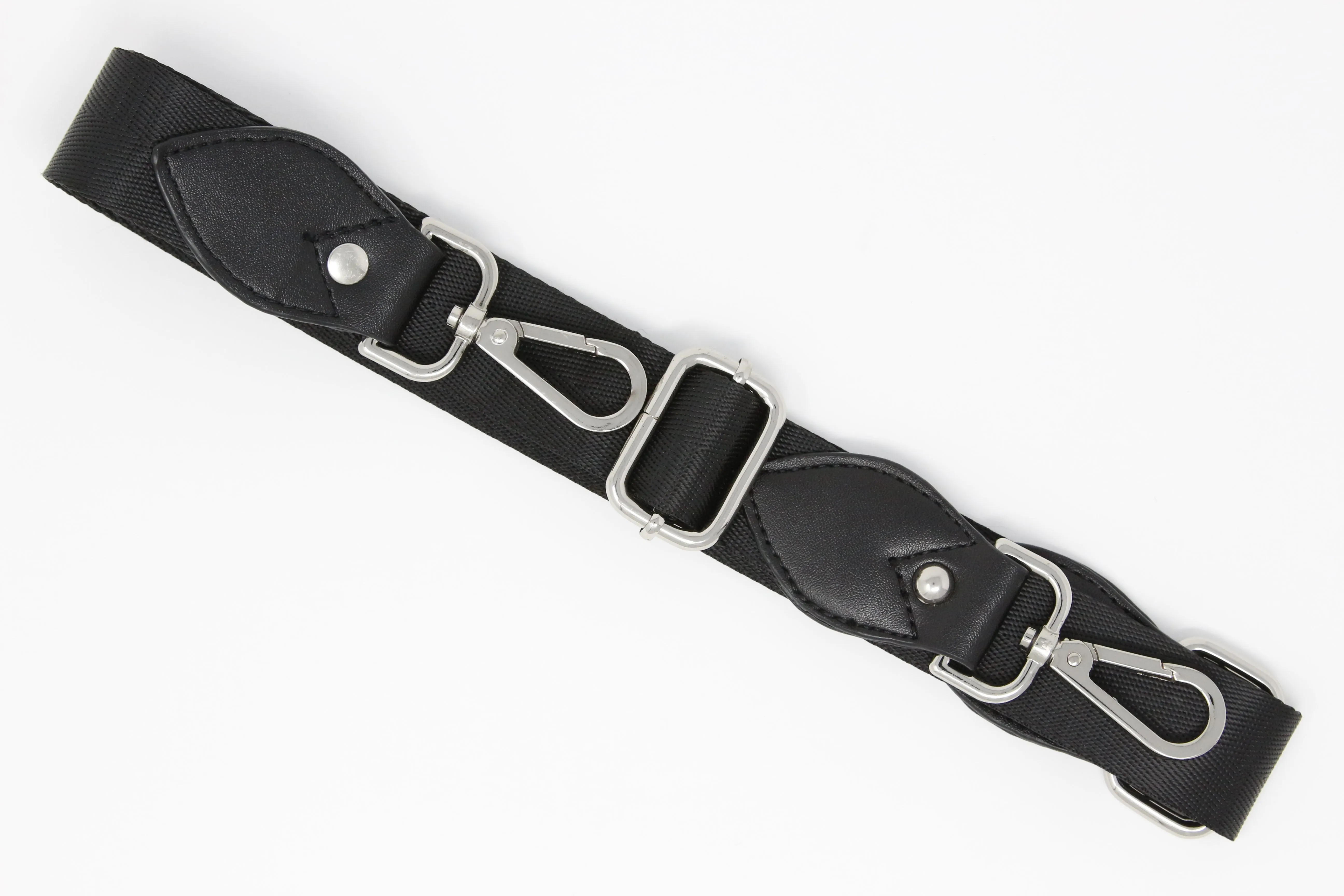 D Tote - Black Leather Trim Solid Base