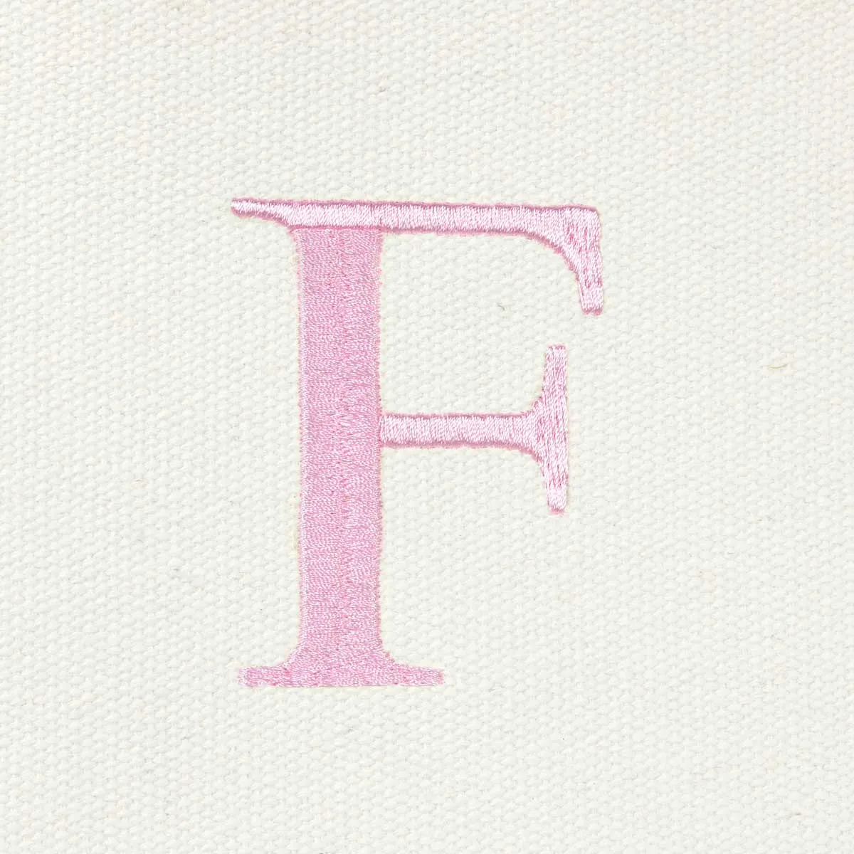 Dalix Medium Personalized Tote Bag Monogrammed Initial Letter - F