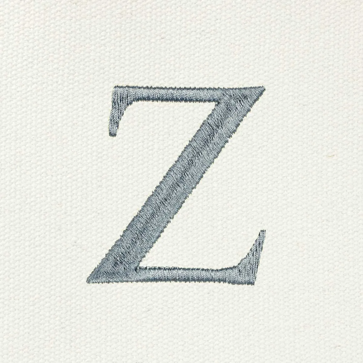 Dalix Medium Personalized Tote Bag Monogrammed Initial Letter - Z