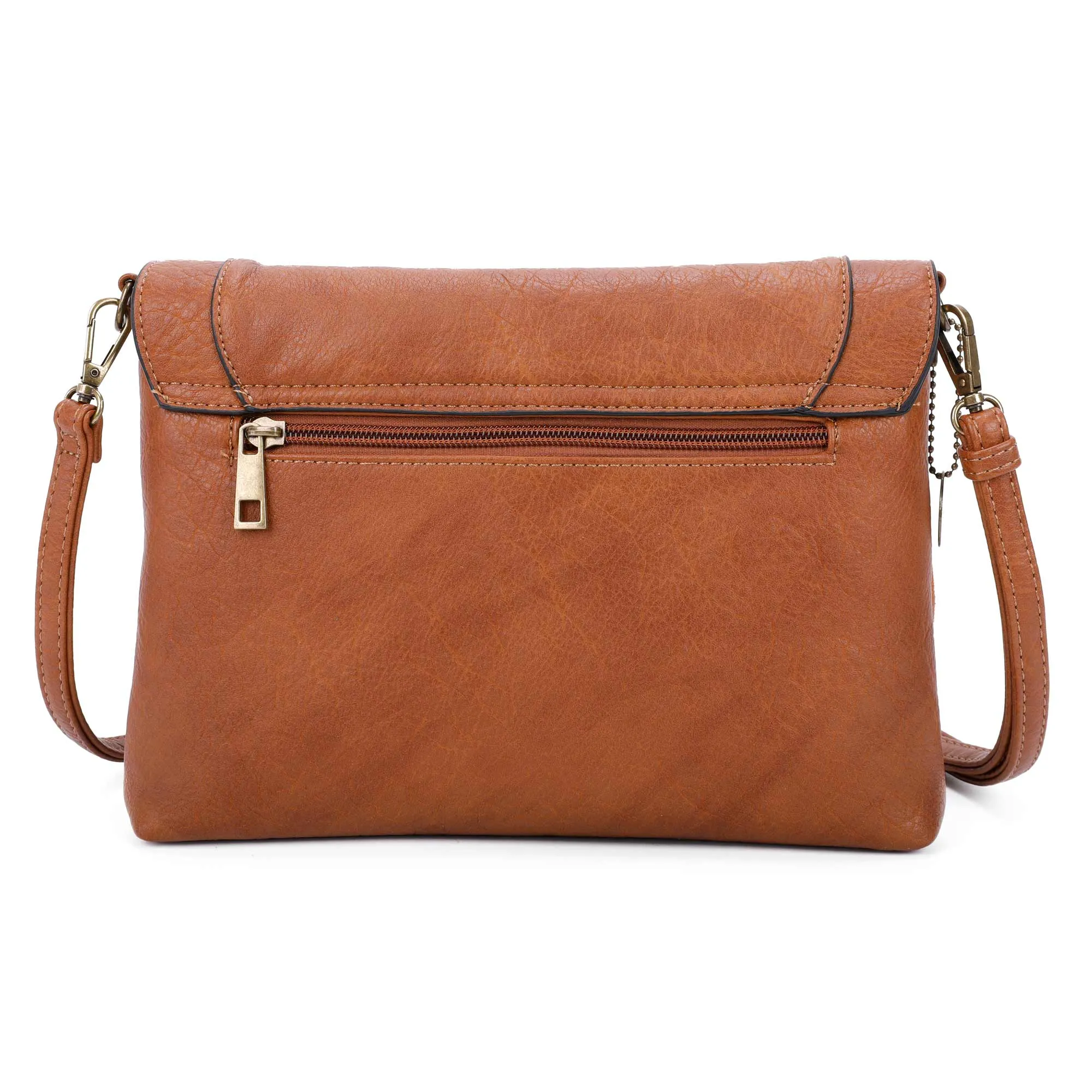 Dallas Fringe Crossbody Bag - Tan
