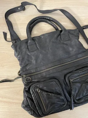 danier soft hobo fold over leather purse