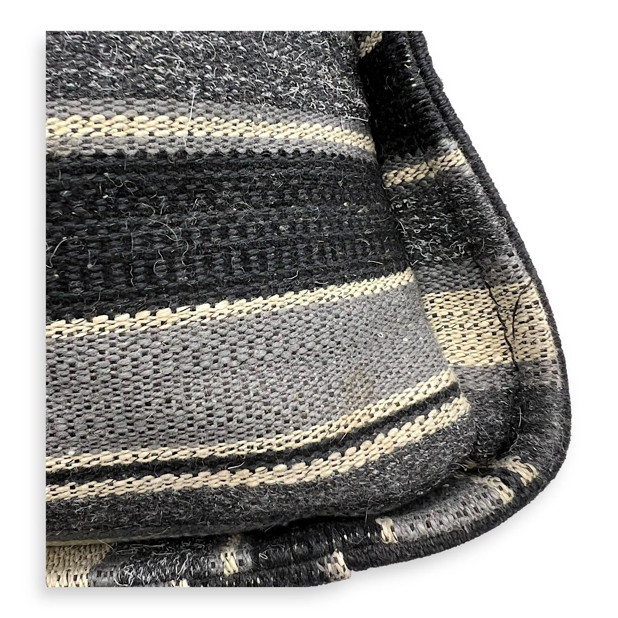 Deauville Tote Bag Black in Canvas, Silver hardware
