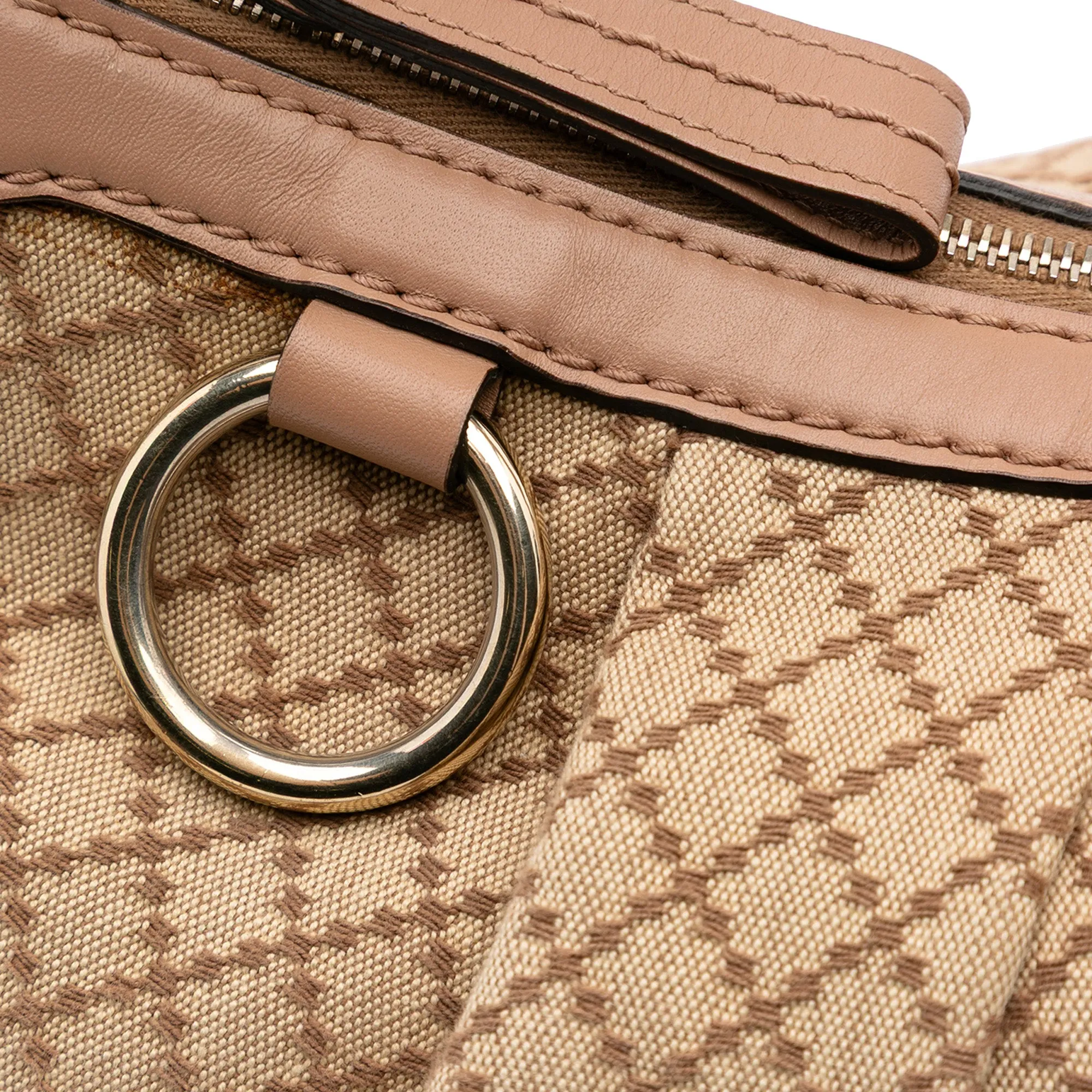 Diamante Canvas Sukey Shoulder Bag