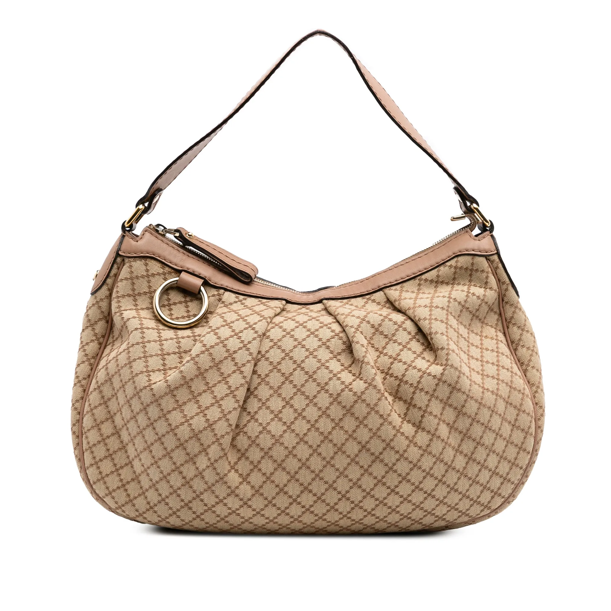 Diamante Canvas Sukey Shoulder Bag