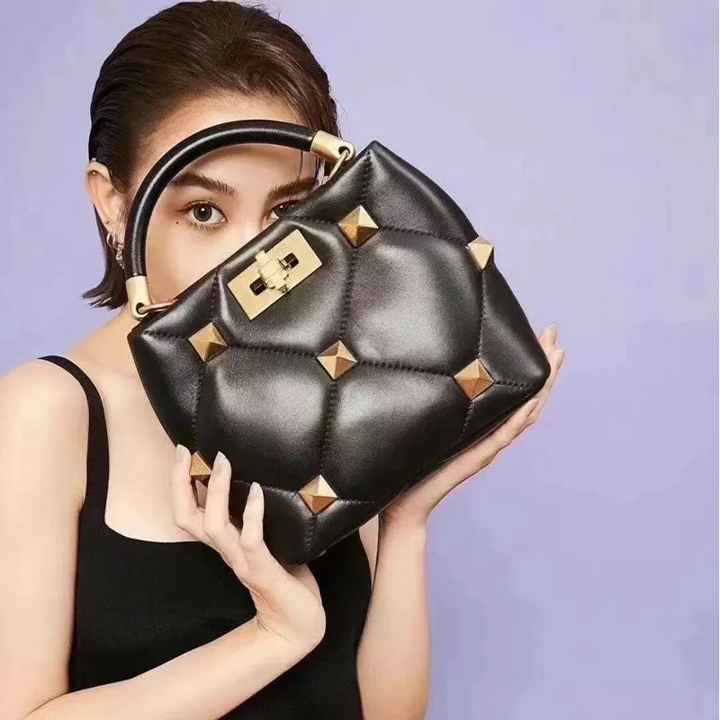 diamond shoulder messenger small square bag