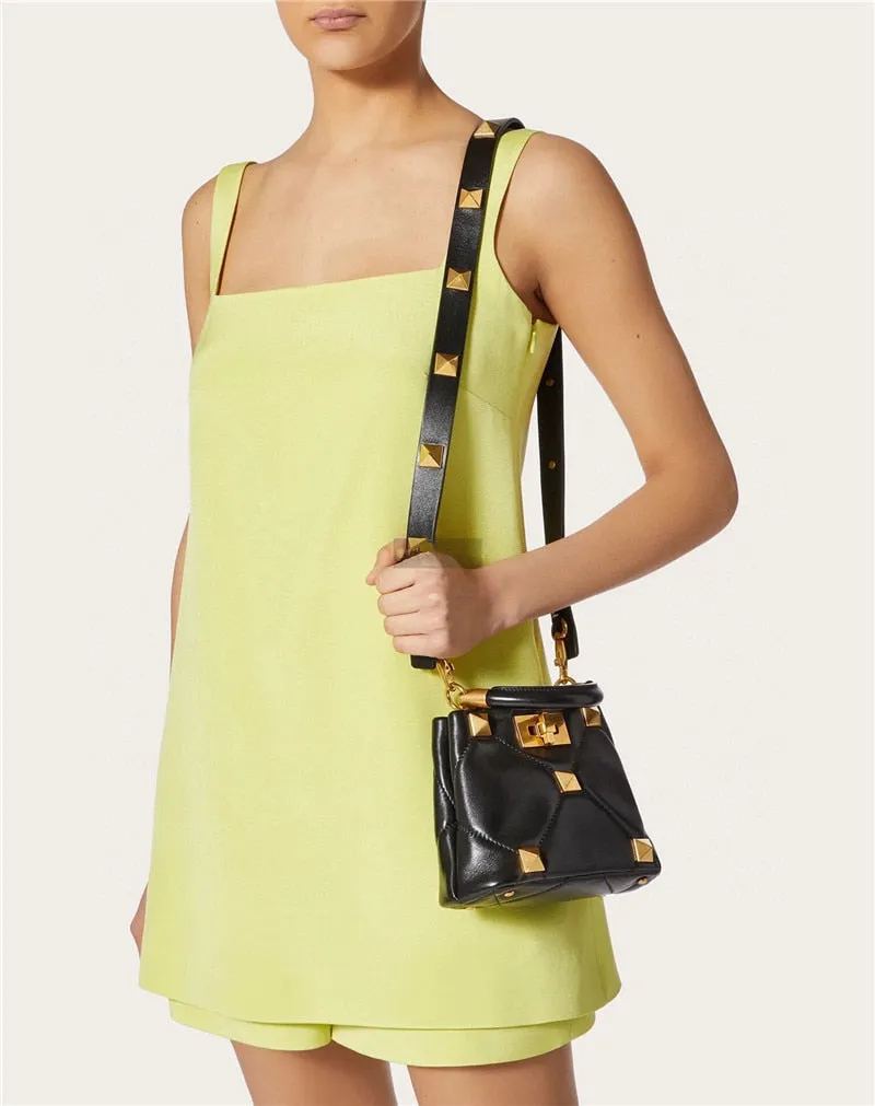 diamond shoulder messenger small square bag