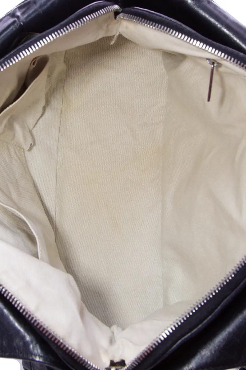 Diamond Stitch Chain Tote Bag