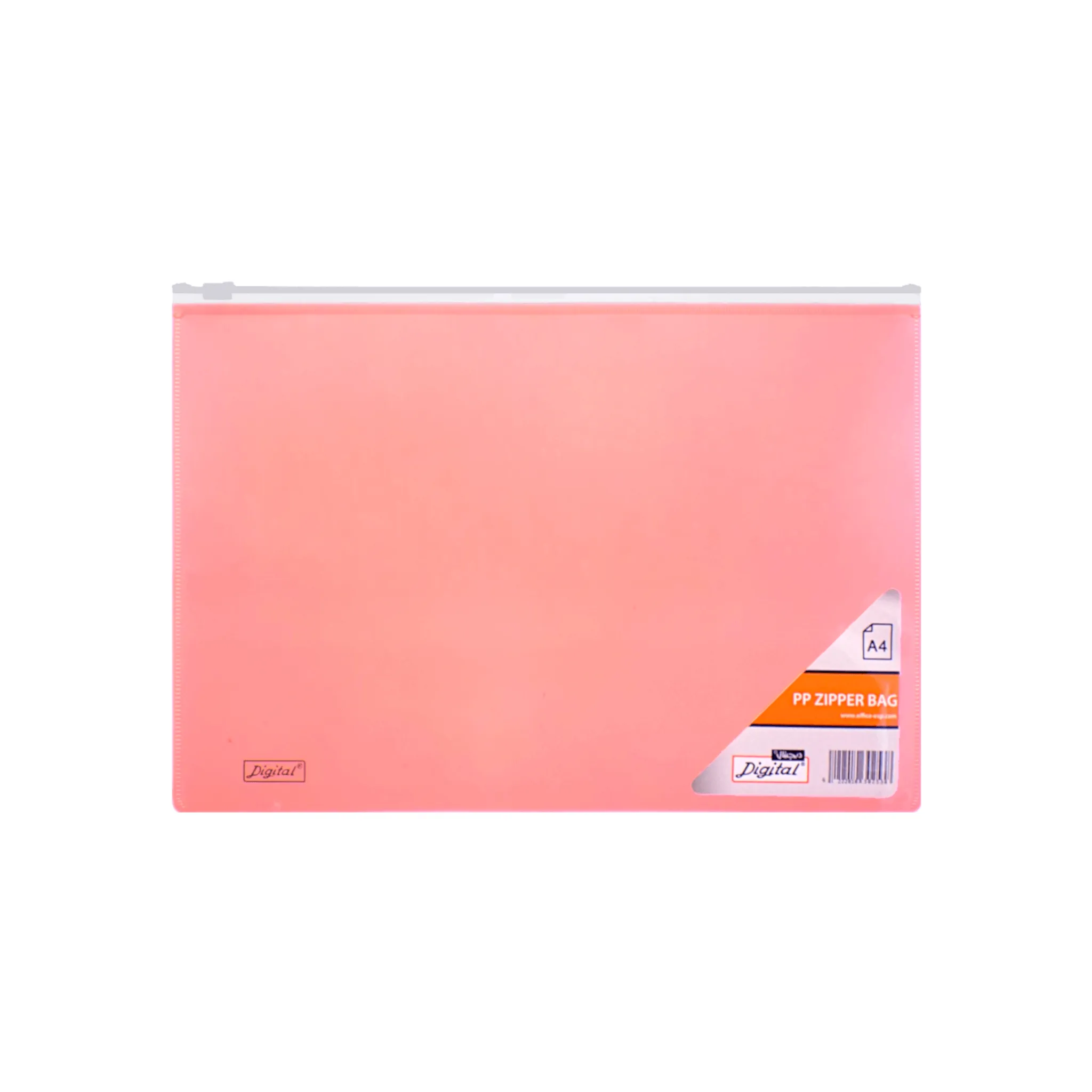 Digital Plastic Colored Zipper Bag A4