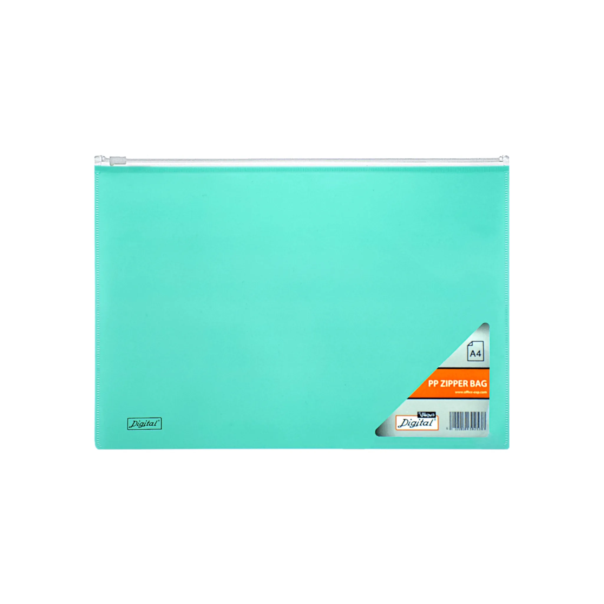 Digital Plastic Colored Zipper Bag A4