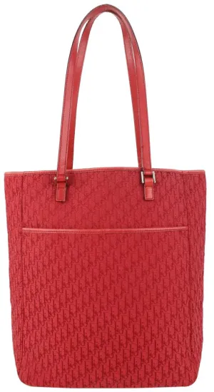 Dior Red Monogram Trotter Book Tote Shopper Bag 98da43